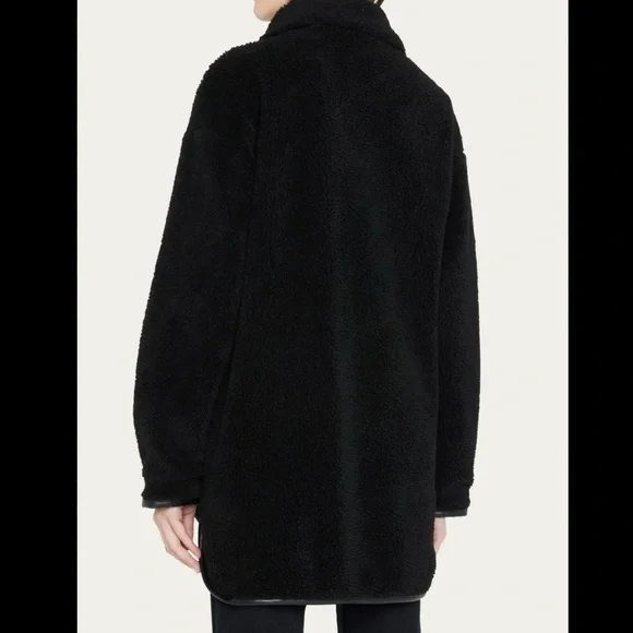 Citizens of Humanity Black Oversized Sherpa Jacket NWT - Picture 2 of 10